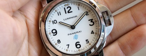 NEW!! Panerai 630 Luminor White Dial Blue Logo 44 mm S.S (Thai AD 02/2020)