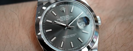 NEW!! Rolex Datejust 41 Dark Rodium Dial 41 mm Ref.126300 (Thai AD 01/2020)