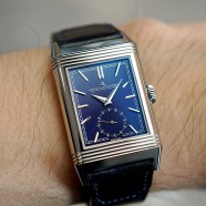 NEW!! Jaeger-LeCoultre Reverso Tribute Small Seconds Blue Dial 45.6 X 27.4 MM Ref.Q3978480 (12/2019)
