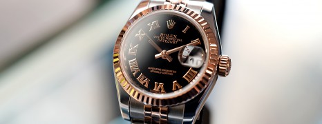 Rolex Datejust Lady 2K Pink Gold Black Roman Dial 26 mm REF.179171 (12/2012)