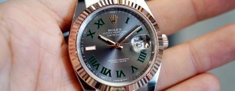 NEW!! Rolex Datejust 41 Everose Rolesor Slate Grey Roman (Wimbledon) Dial 41 mm Ref.126331 (New 10/2018)