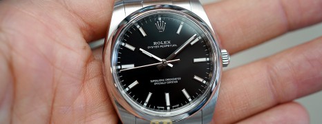 Rolex Oyster Perpetual Black Dial 34 mm Ref.114200 (07/2018)