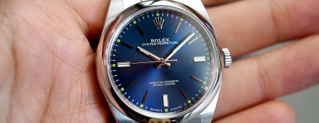 Rolex Oyster Perpetual Blue Dial 39 mm REF.114300 (07/2019)