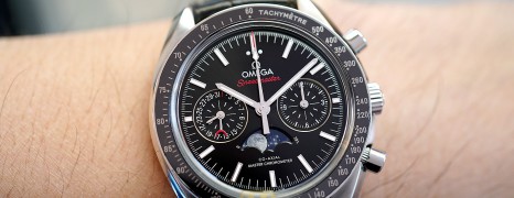 Omega Speedmaster Moonwatch Moonphase Chronograph Master Chronometer 44.25 mm (Thai AD 12/2017)