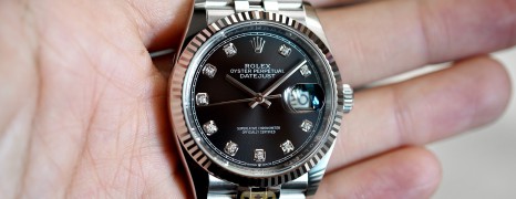 NEW!! Rolex Datejust Jubilee Black Diamond Dial King Size 36 mm Ref.126234 (NEW Thai AD 10/2020)