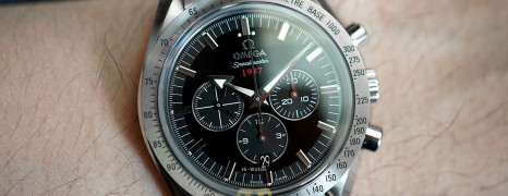 Omega Speedmaster Broad Arrow “1957” Co-Axial Chronograph Black Dial 42 mm (12/2018)