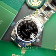 NEW!!! Rolex Datejust Black Roman Dial 31 mm REF.178274 (NEW Thai AD 12/2020)