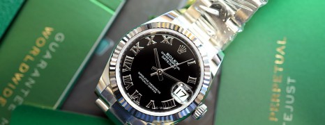 NEW!!! Rolex Datejust Black Roman Dial 31 mm REF.178274 (NEW Thai AD 12/2020)