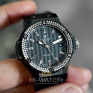 NEW!!! Hublot Big Bang Automatic Diamond Black Carbon Dial 38 mm (NEW 01/2021)