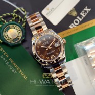 Rolex Datejust Everose Rolesor Chocolate VI Diamond 31 mm REF.178341 (05/2018)