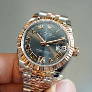 NEW!!! Rolex Datejust Everose Rolesor Dark Rodium VI Diamond 31 mm REF.278271 (New Thai AD 01/2021)