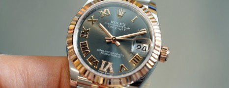 NEW!!! Rolex Datejust Everose Rolesor Dark Rodium VI Diamond 31 mm REF.278271 (New Thai AD 01/2021)