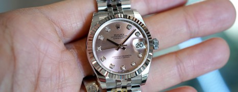 NEW!!! Rolex Datejust Jubilee Pink Dial Diamond 31 mm REF.178274 (NEW Thai AD 12/2020)