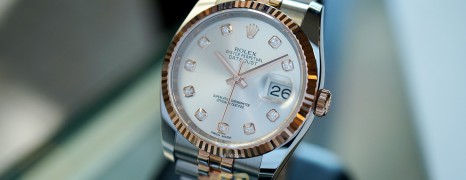 NEW!! Rolex Datejust Jubilee Everose Rolesor Silver Dial Diamond 36 mm REF.116231 (NEW Thai AD 12/2020)