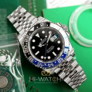 NEW!! Rolex GMT-Master II Black Blue Ceramic Jubilee 40 mm Ref.126710BLNR (Batman)(NEW CARD 01/2021)