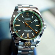 Rolex Milgauss Black Dial Green Sapphire 40 MM Ref.116400GV (THAI AD 10/2017)