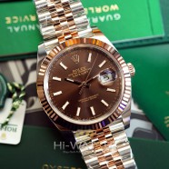 NEW!!! Rolex Datejust 41 Jubilee Twotone Rosegold Chocolate Dial 41 mm Ref.126331 (Thai AD NEW CARD 01/2021)