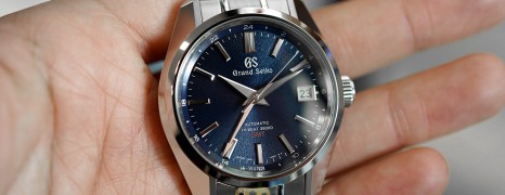 Grand Seiko Boutique Limited Edition Automatic Hi-Beat GMT Blue Dial “Mt. Iwate Dial” 40 mm Ref.SBGJ235 (Thai AD 09/2020)