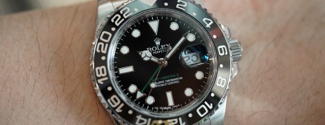 Rolex GMT-Master II Black Ceramic Green Hand 40 mm REF.116710LN (09/2014)