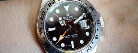 Rolex Explorer II Orange Hand Black Dial 42 mm Ref.216570 (2014)