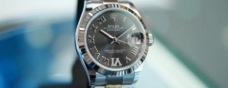 NEW!!! Rolex Datejust Dark Grey Roman Dial VI Diamonds 31 mm REF.278274 (NEW Thai AD 03/2021)