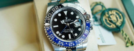 Rolex GMT-Master II Black Dial Black Blue Ceramic REF.116710BLNR (Batman)(09/2016)