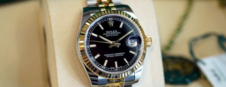 NEW!!! Rolex Datejust 2K Yellow Rolesor Black Dial 31 mm REF.178273 (NEW Thai AD 04/2021)