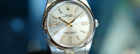 NEW!! Rolex Oyster Perpetual Silver Dial 41 mm REF.124300 (THAI AD New 05/2021)
