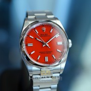 Rolex Oyster Perpetual Coral Red Dial 36 mm REF.126000 (Thai AD 03/2021)