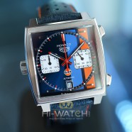 Tag Heuer Monaco x Gulf Chronograph Calibre 11 Automatic 39 mm Ref.CAW211R (Thai AD 12/2019)