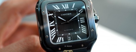 NEW!! Cartier Santos De Cartier Large Size Black ADLC 39.8 mm Ref.WSSA0039 (NEW Thai AD 05/2021)