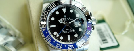 Rolex GMT-Master II Black Dial Black Blue Ceramic REF.116710BLNR (Batman)(06/2014)