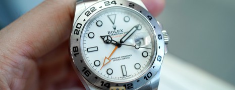 Rolex Explorer II Orange Hand White Dial 42 mm Ref.216570 (05/2019)