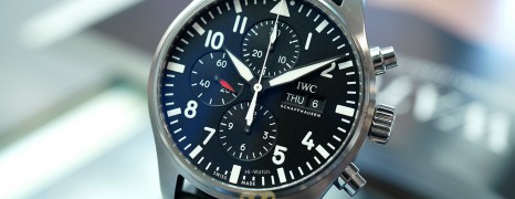 IWC Pilot’s Watch 377709 Automatic Chronograph Black Dial 43 mm (Thai AD 04/2021)