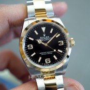 NEW!!! Rolex Explorer I 2K Yellow Rolesor 36 mm Ref.214270 (New Thai AD 06/2021)