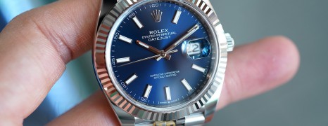 NEW!! Rolex Datejust 41 WhiteGold Bezel Blue Dial 41 mm Ref.126334 (NEW Card Thai AD 04/2021)