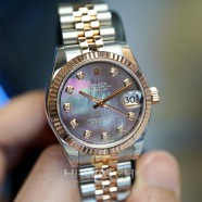 Rolex Datejust 2K Everose Gold Black MOP Diamonds 31 mm REF. 178271 (Thai AD 03/2018)