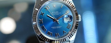 NEW!! Rolex Datejust 41 WhiteGold Bezel Blue Roman Dial 41 mm Ref.126334 (NEW Card Thai AD 07/2021)