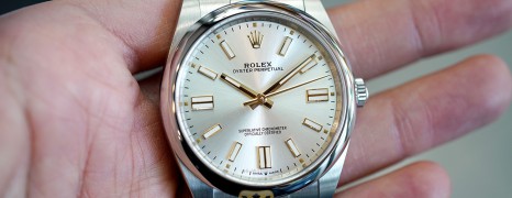 Rolex Oyster Perpetual Silver Dial 41 mm REF.124300 (THAI AD 05/2021)