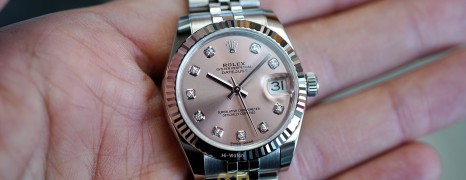 NEW!!! Rolex Datejust Jubilee Pink Dial Diamond 31 mm REF.178274 (NEW Thai AD 04/2021)