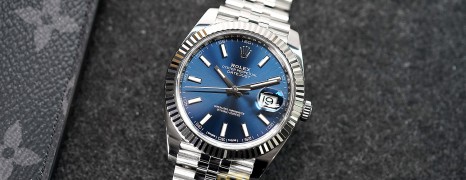 Rolex Datejust 41 WhiteGold Bezel Blue Dial 41 mm Ref.126334 (02/2018)