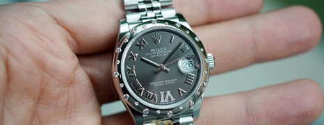 NEW!! Rolex Lady Datejust Dark Grey Dial Diamond Bezel 31 mm Ref. 278344RBR (เพชรกระจาย เพชร VI)(NEW Thai AD 06/2021)