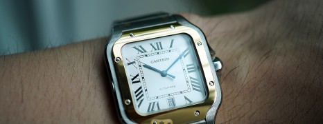 NEW!! Cartier Santos 100 Large Yellow Gold&Steel Large Size 39.8 mm Ref.W2SA0006 (New Thai AD 01/2021)