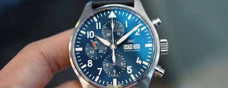 IWC Pilot’s Watch 377714 Automatic Chronograph Blue Dial Edition “Le Petit Prince” 43 mm (Thai AD 12/2019)