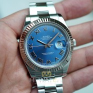 Rolex Datejust II WG Bezel Blue Roman Dial 41 mm Ref.116334 (09/2013)