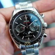 NEW!!! Omega Speedmaster Moonwatch Moonphase Black Dial Chronograph Master Chronometer 44.25 mm (NEW Thai AD 09/2021)