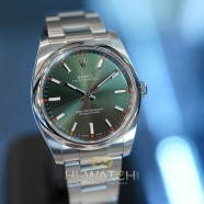 Rolex Oyster Perpetual Olive Green Dial 34 mm REF.114200 (09/2019)