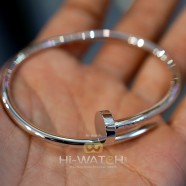 Cartier Juste un Clou bracelet White gold Size 17 (Fullset 09/2021)