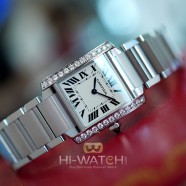 Cartier Tank Francaise Diamond Quartz Medium 30 mm x 25 mm Ref. W4TA0009 (Thai AD 08/2019)