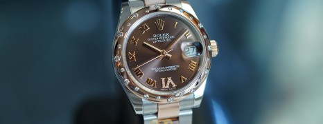 Rolex Datejust Everose Rolesor Chocolate VI Diamond 31 mm REF.178341 (12/2013)